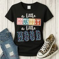 Funny Cute A Little Country A Little Hood Women's T-Shirt thumb 3