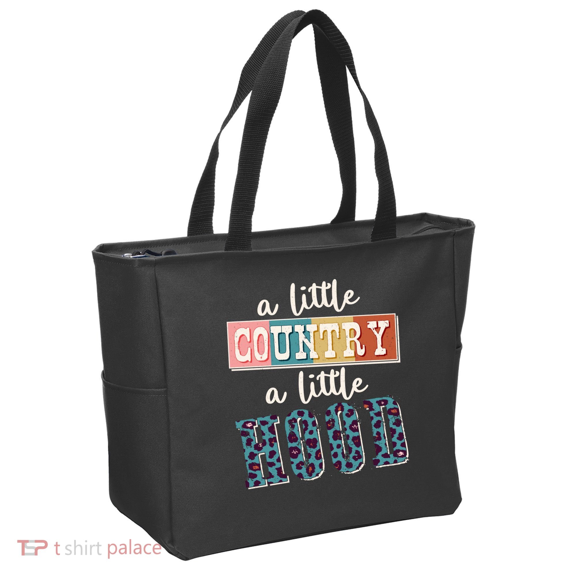 Funny Cute A Little Country A Little Hood Tote Bag