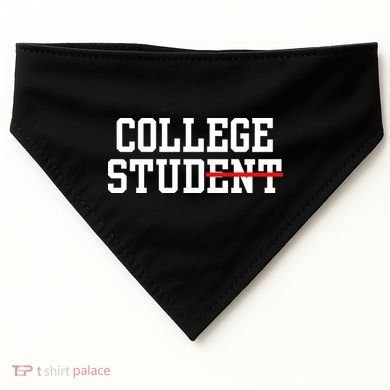 Funny College Apparel Gift USA-Made Doggie Bandana