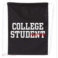 Funny College Apparel Gift Drawstring Bag thumb 0