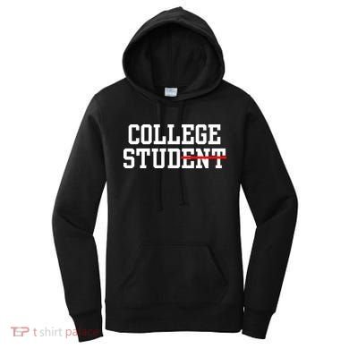 Funny College Apparel Gift Women's Hoodie