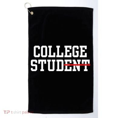 Funny College Apparel Gift Golf Towel