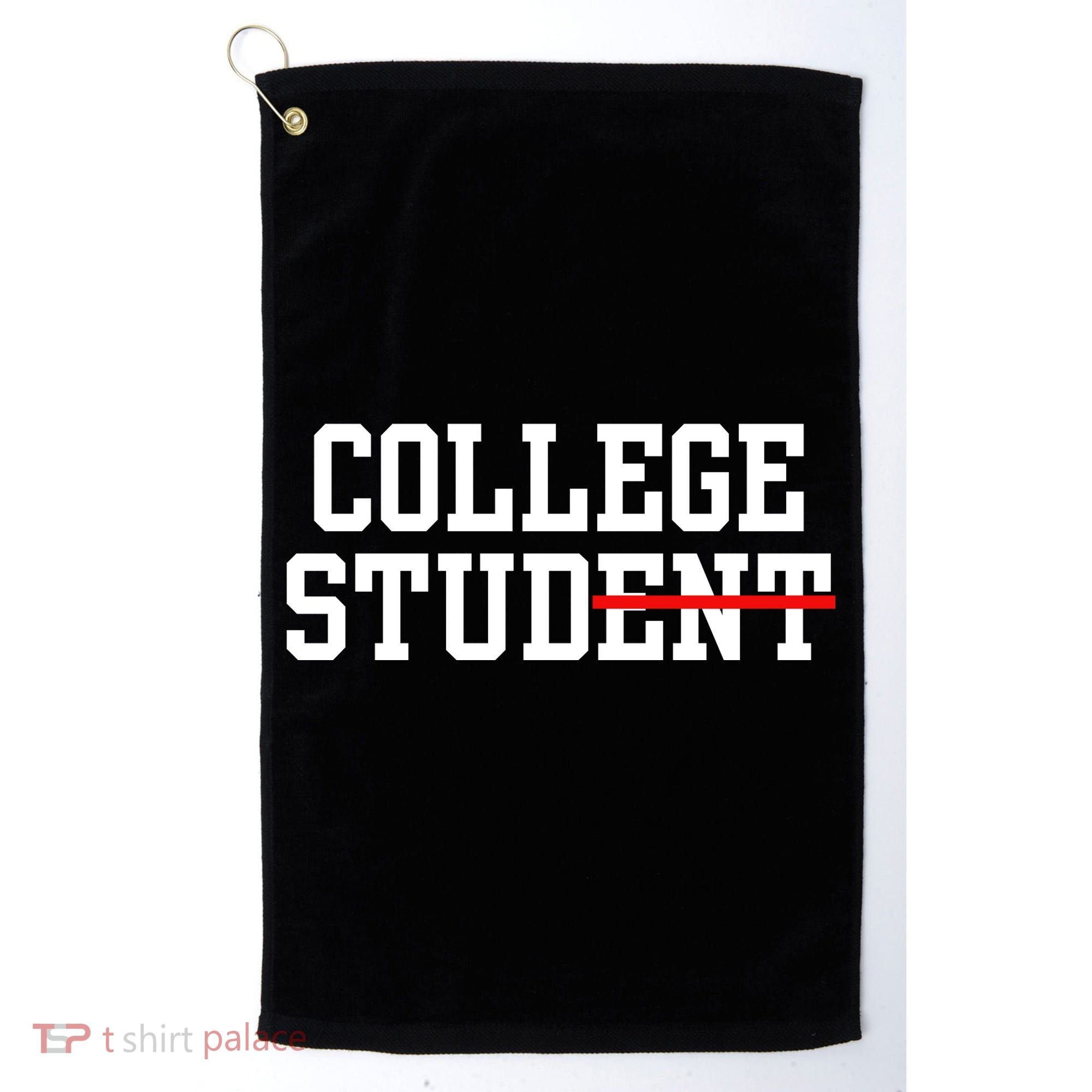 Funny College Apparel Gift Golf Towel