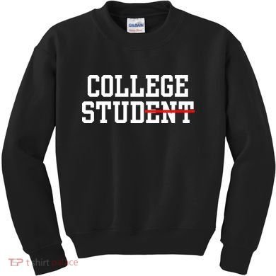 Funny College Apparel Gift Kids Sweatshirt