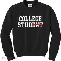 Funny College Apparel Gift Kids Sweatshirt thumb 0