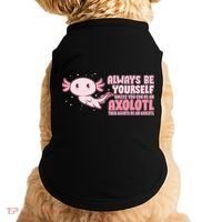 Funny Cute Always Be An Axolotl Doggie Tank thumb 0