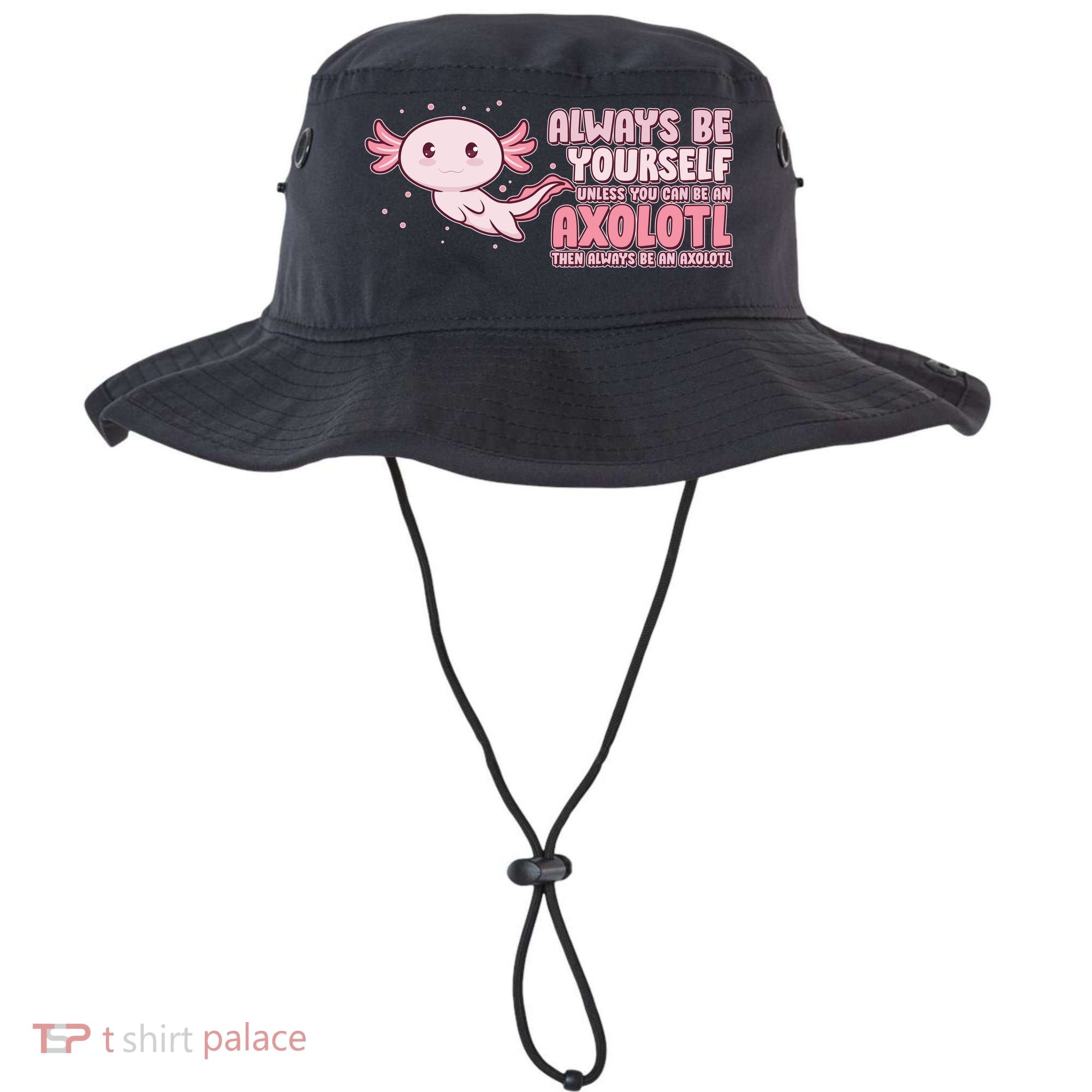 Funny Cute Always Be An Axolotl Bucket Hat