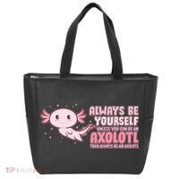 Funny Cute Always Be An Axolotl Tote Bag thumb 0