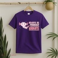 Funny Cute Always Be An Axolotl T-Shirt thumb 2
