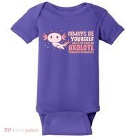 Funny Cute Always Be An Axolotl Baby Bodysuit thumb 0