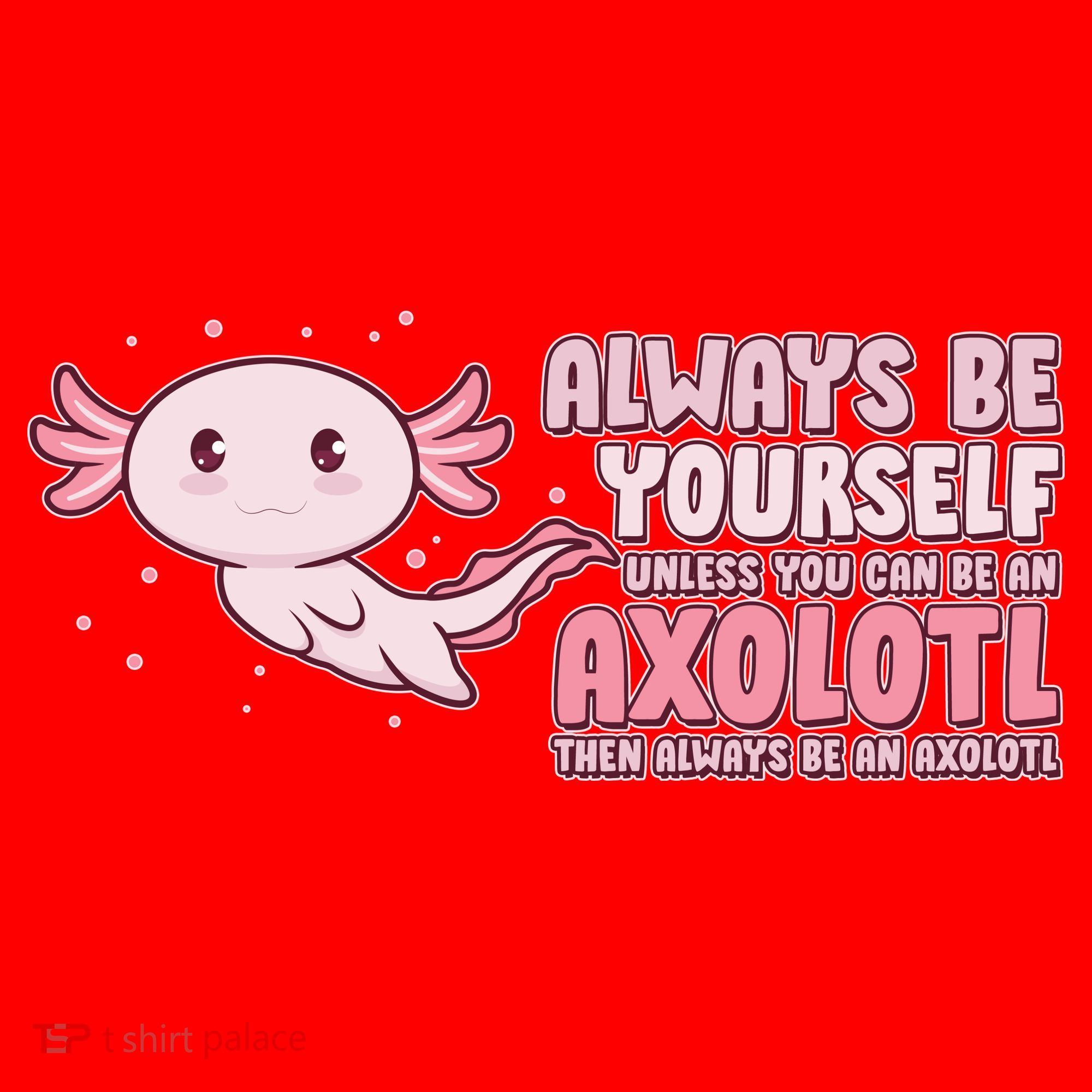 Funny Cute Always Be An Axolotl Santa Hat