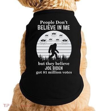 Funny Conservative Anti Biden Bigfoot Doggie Tank
