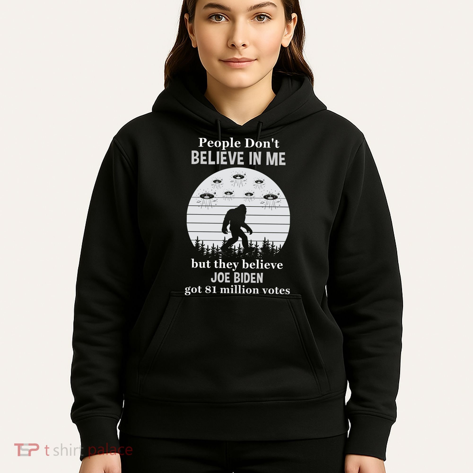 Funny Conservative Anti Biden Bigfoot Hoodie