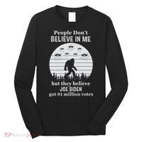 Funny Conservative Anti Biden Bigfoot Long Sleeve Shirt thumb 0