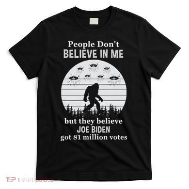 Funny Conservative Anti Biden Bigfoot T-Shirt