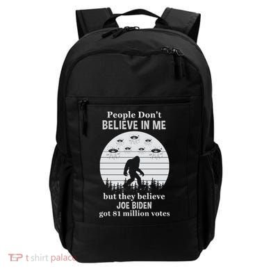 Funny Conservative Anti Biden Bigfoot Backpack