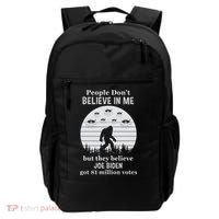 Funny Conservative Anti Biden Bigfoot Backpack thumb 0