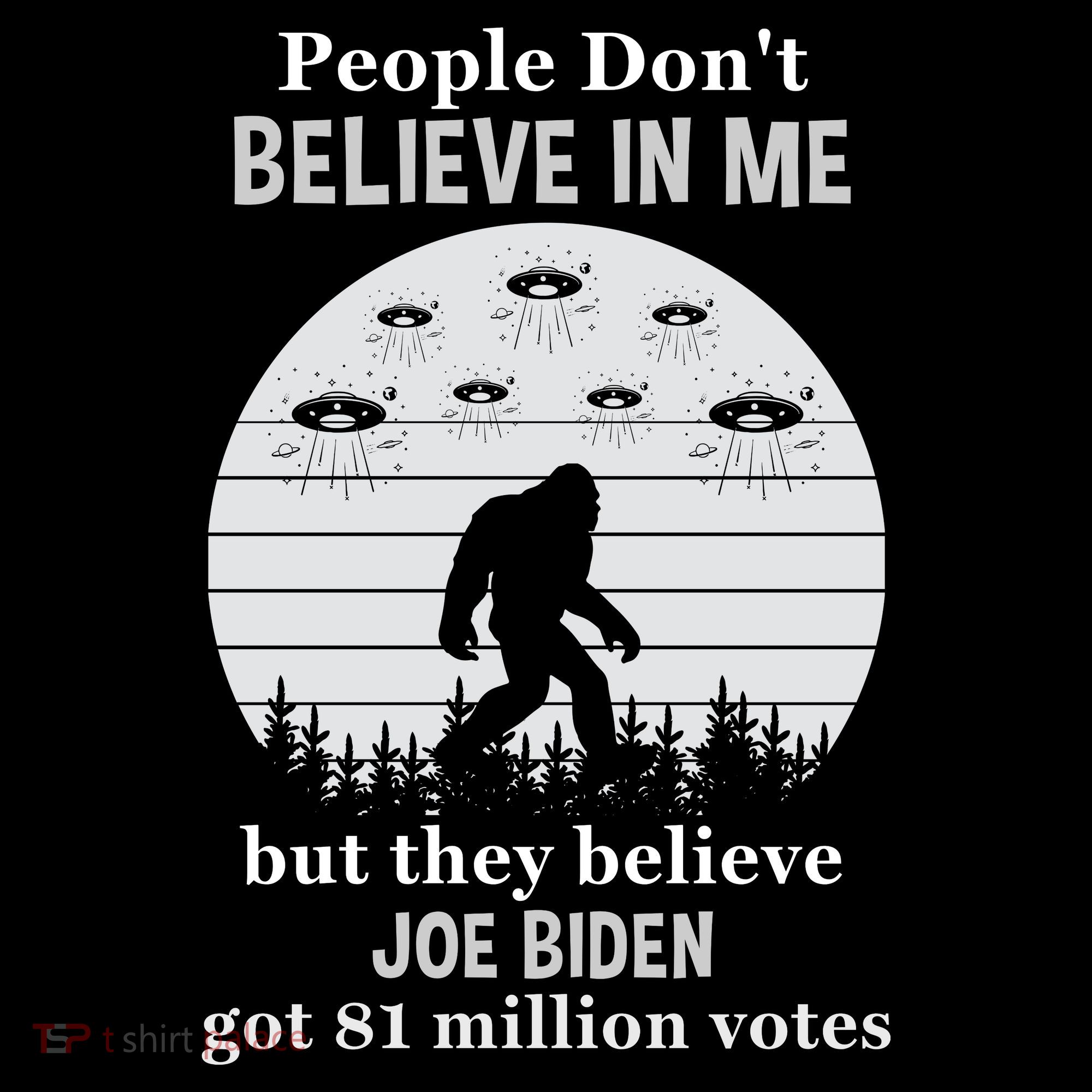 Funny Conservative Anti Biden Bigfoot Bucket Hat
