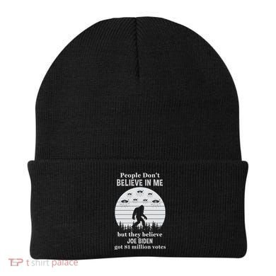 Funny Conservative Anti Biden Bigfoot Beanie