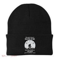 Funny Conservative Anti Biden Bigfoot Beanie thumb 0