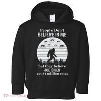 Funny Conservative Anti Biden Bigfoot Toddler Hoodie thumb 0