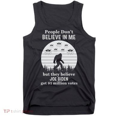 Funny Conservative Anti Biden Bigfoot Tank Top