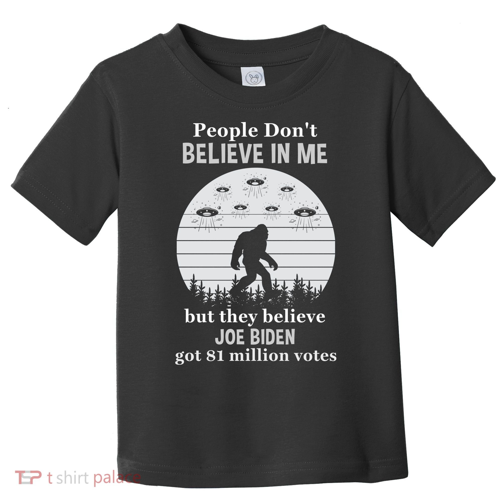 Funny Conservative Anti Biden Bigfoot Toddler T-Shirt