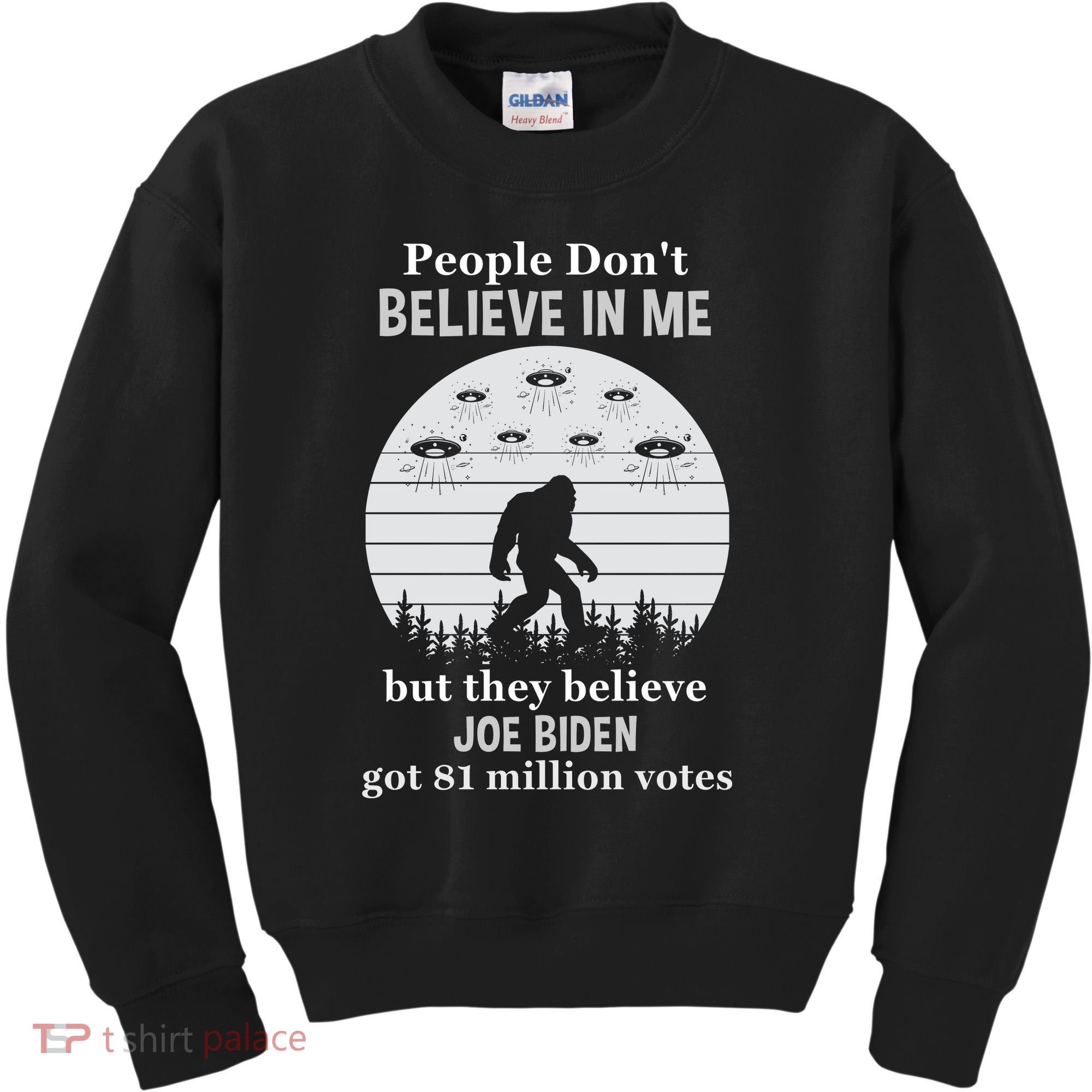 Funny Conservative Anti Biden Bigfoot Kids Sweatshirt
