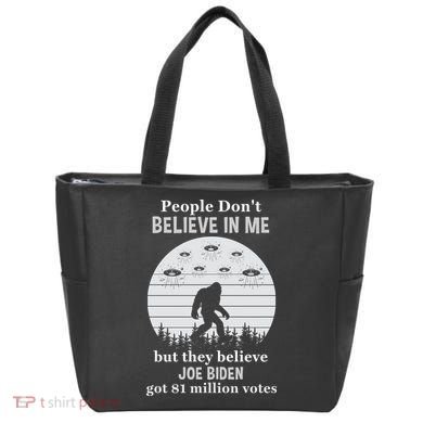Funny Conservative Anti Biden Bigfoot Tote Bag