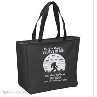 Funny Conservative Anti Biden Bigfoot Tote Bag thumb 2