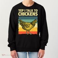 Funny Chicken Art Poultry Chicken Farmer Women's Sweatshirt thumb 0