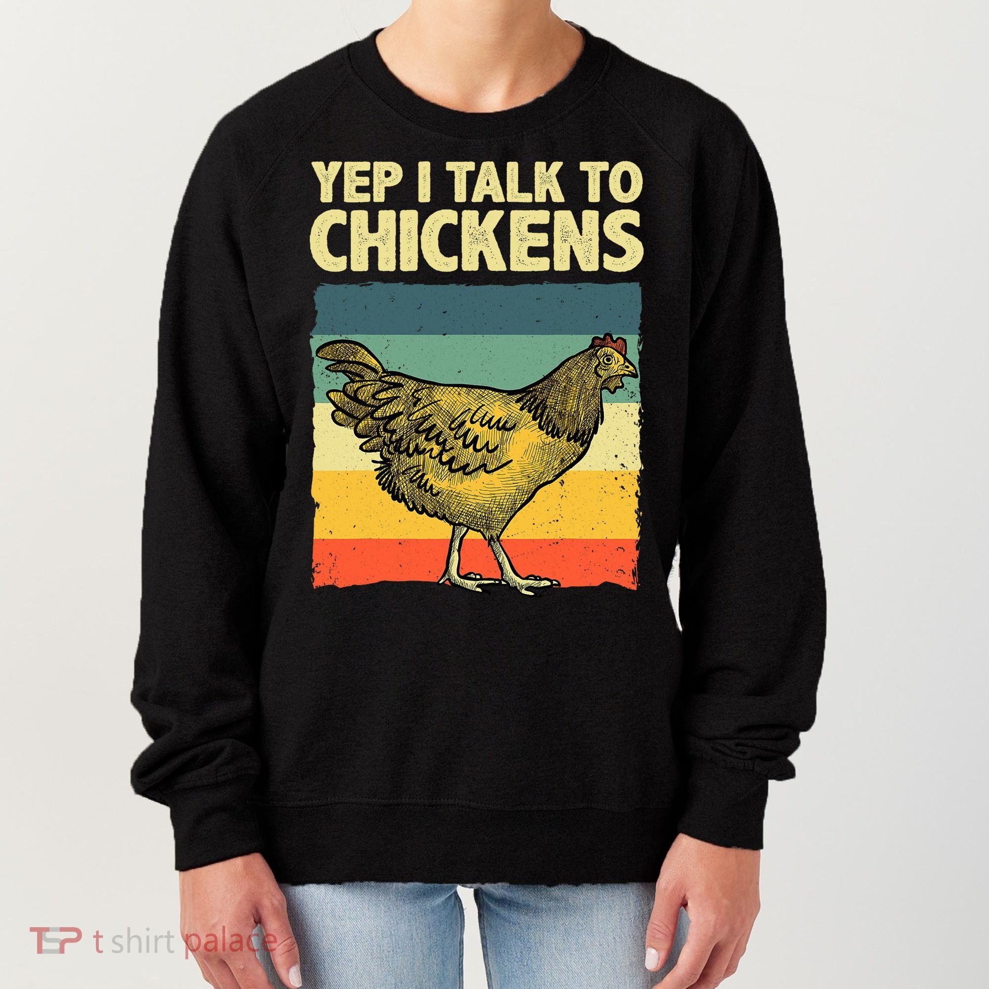 Funny Chicken Art Poultry Chicken Farmer Women's Sweatshirt
