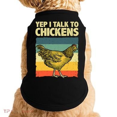 Funny Chicken Art Poultry Chicken Farmer Doggie Tank