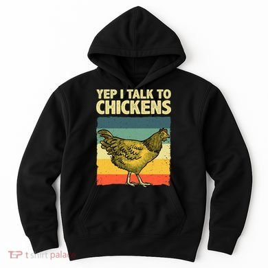Funny Chicken Art Poultry Chicken Farmer Hoodie