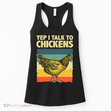 Funny Chicken Art Poultry Chicken Farmer Women's Tank Top