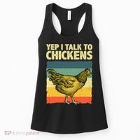 Funny Chicken Art Poultry Chicken Farmer Women's Tank Top thumb 0