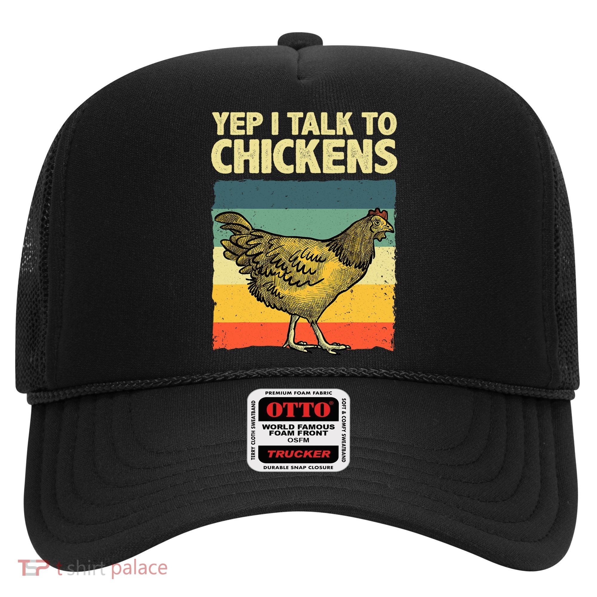 Funny Chicken Art Poultry Chicken Farmer Hat