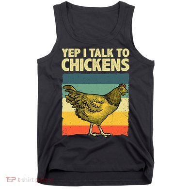 Funny Chicken Art Poultry Chicken Farmer Tank Top