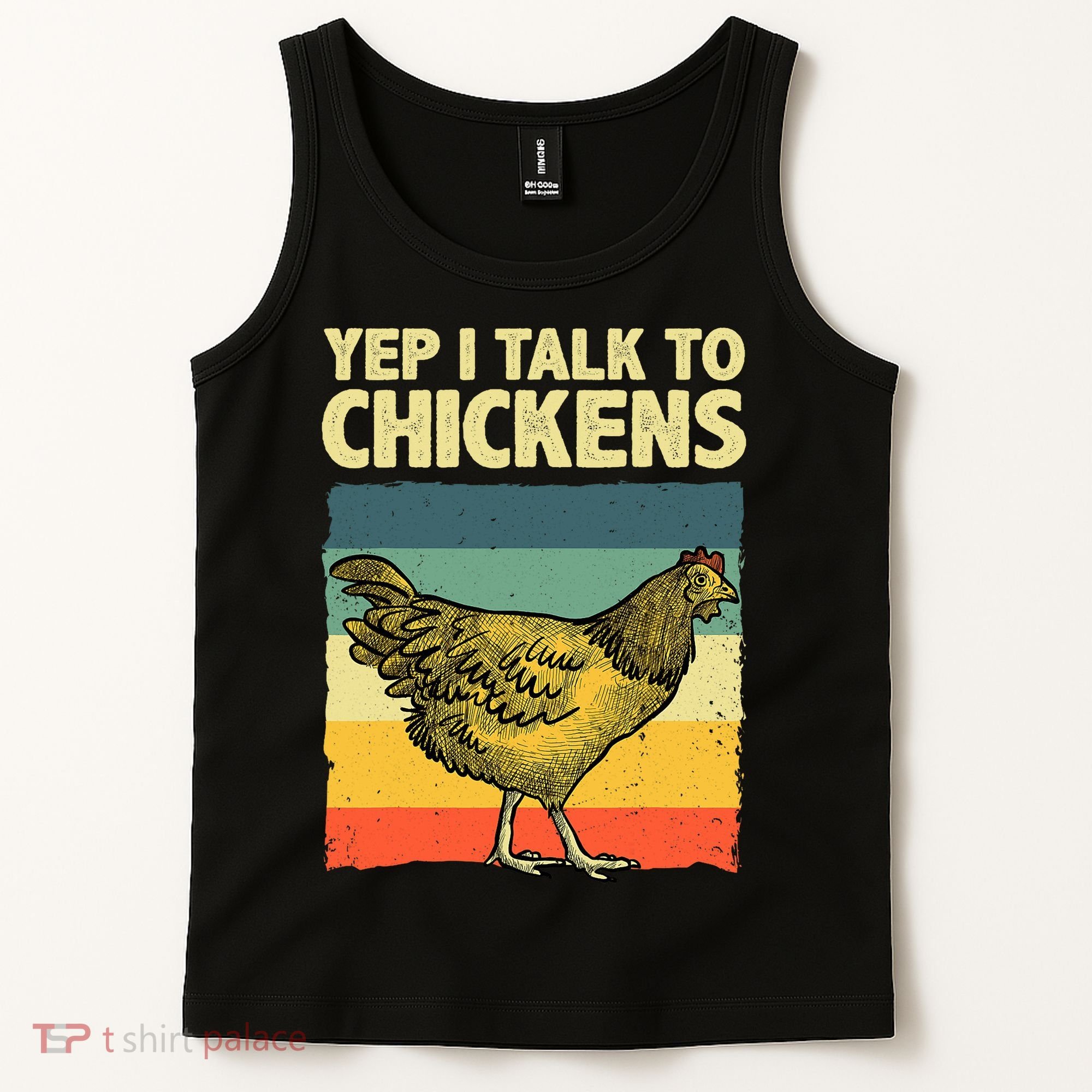 Funny Chicken Art Poultry Chicken Farmer Tank Top