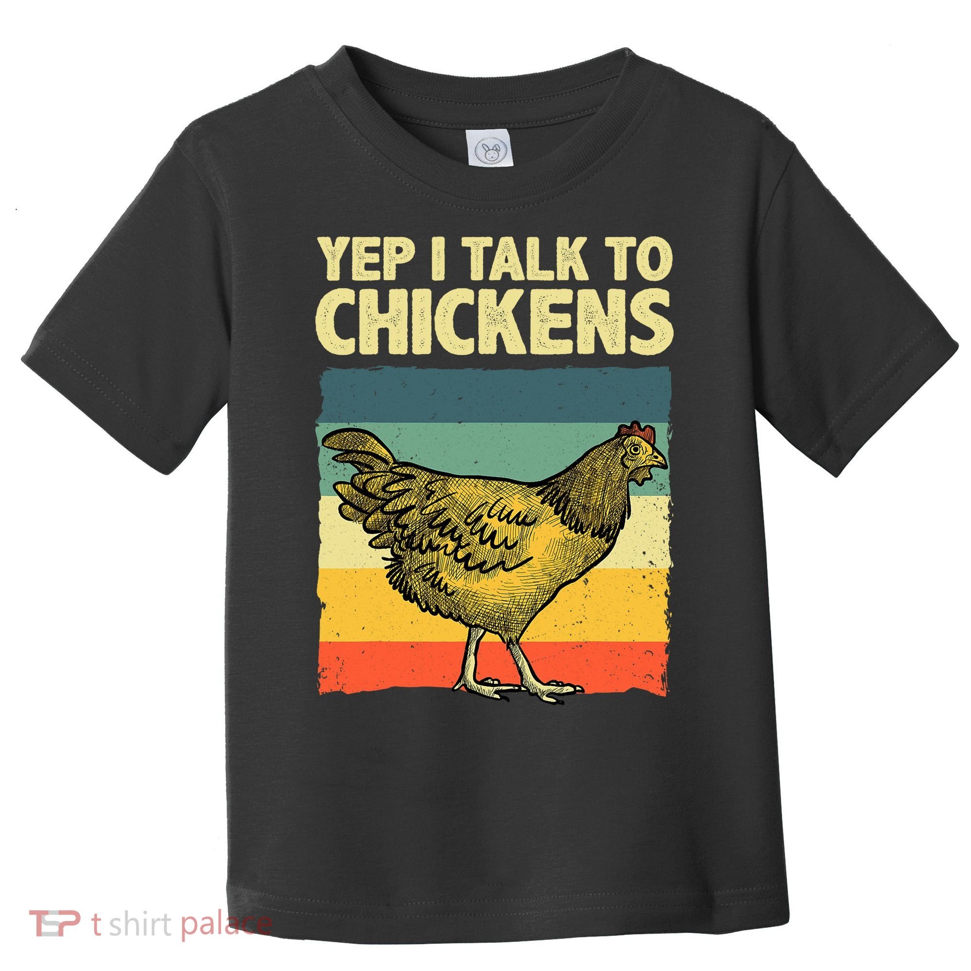 Funny Chicken Art Poultry Chicken Farmer Toddler T-Shirt