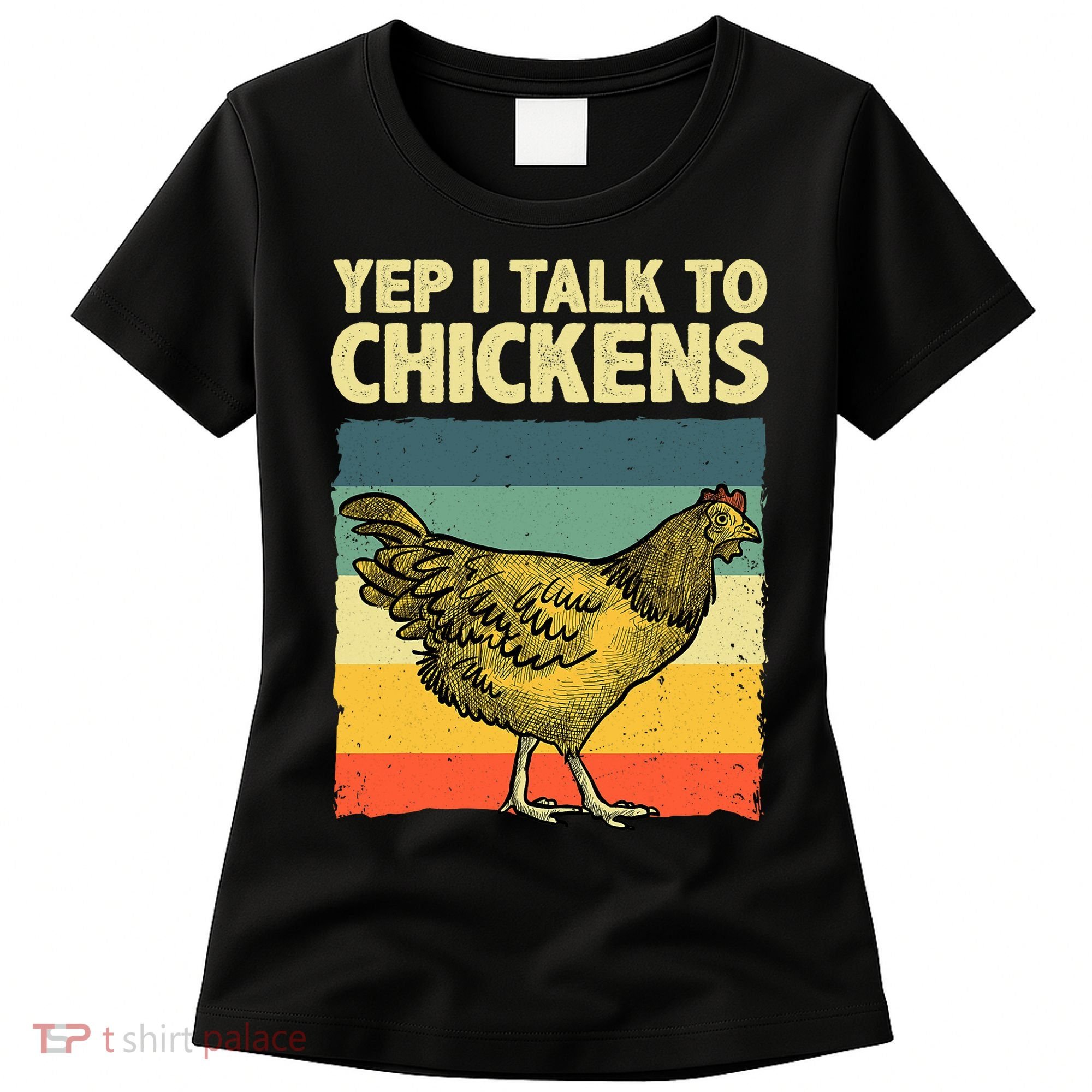 Funny Chicken Art Poultry Chicken Farmer Women's T-Shirt