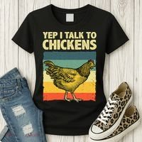Funny Chicken Art Poultry Chicken Farmer Women's T-Shirt thumb 3