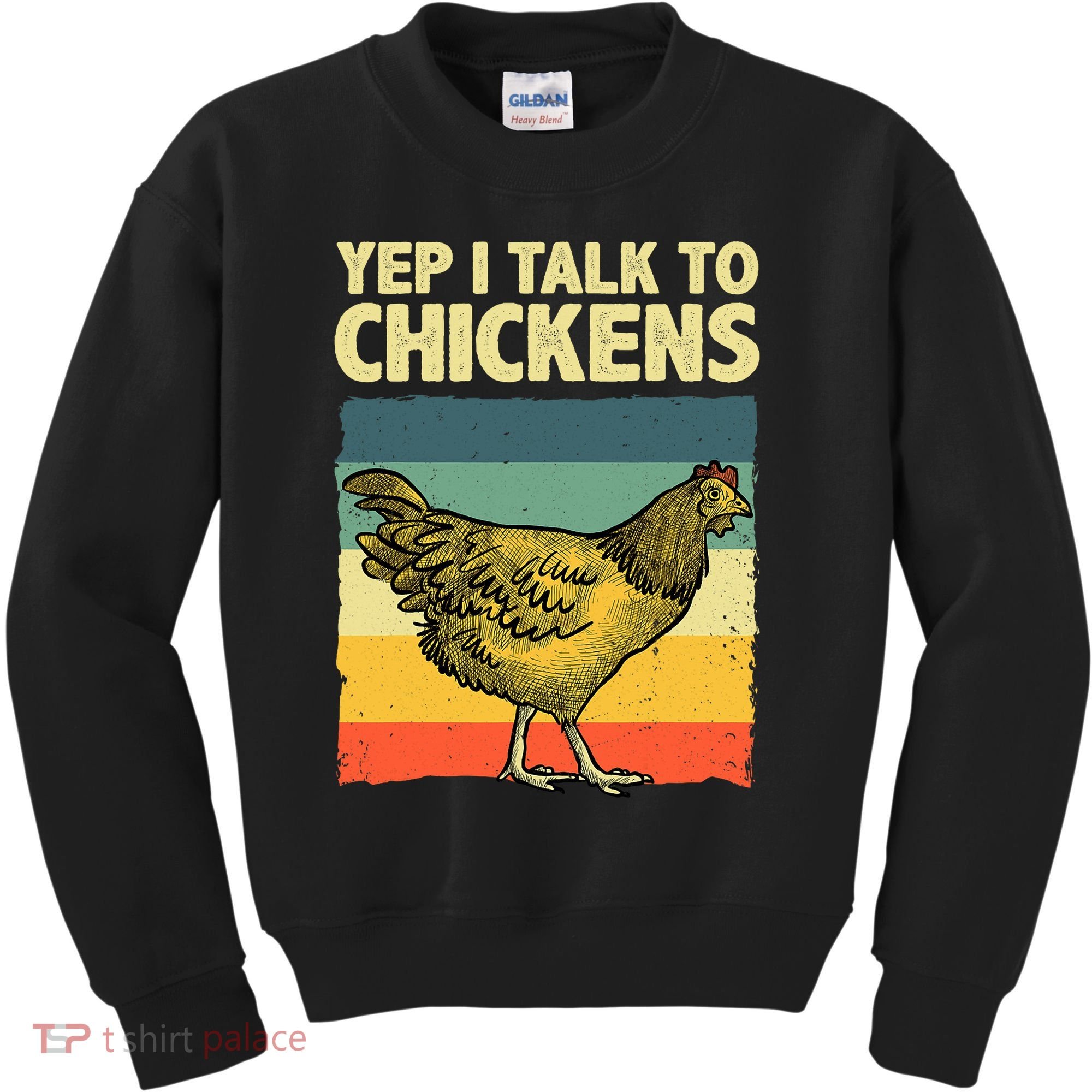 Funny Chicken Art Poultry Chicken Farmer Kids Sweatshirt