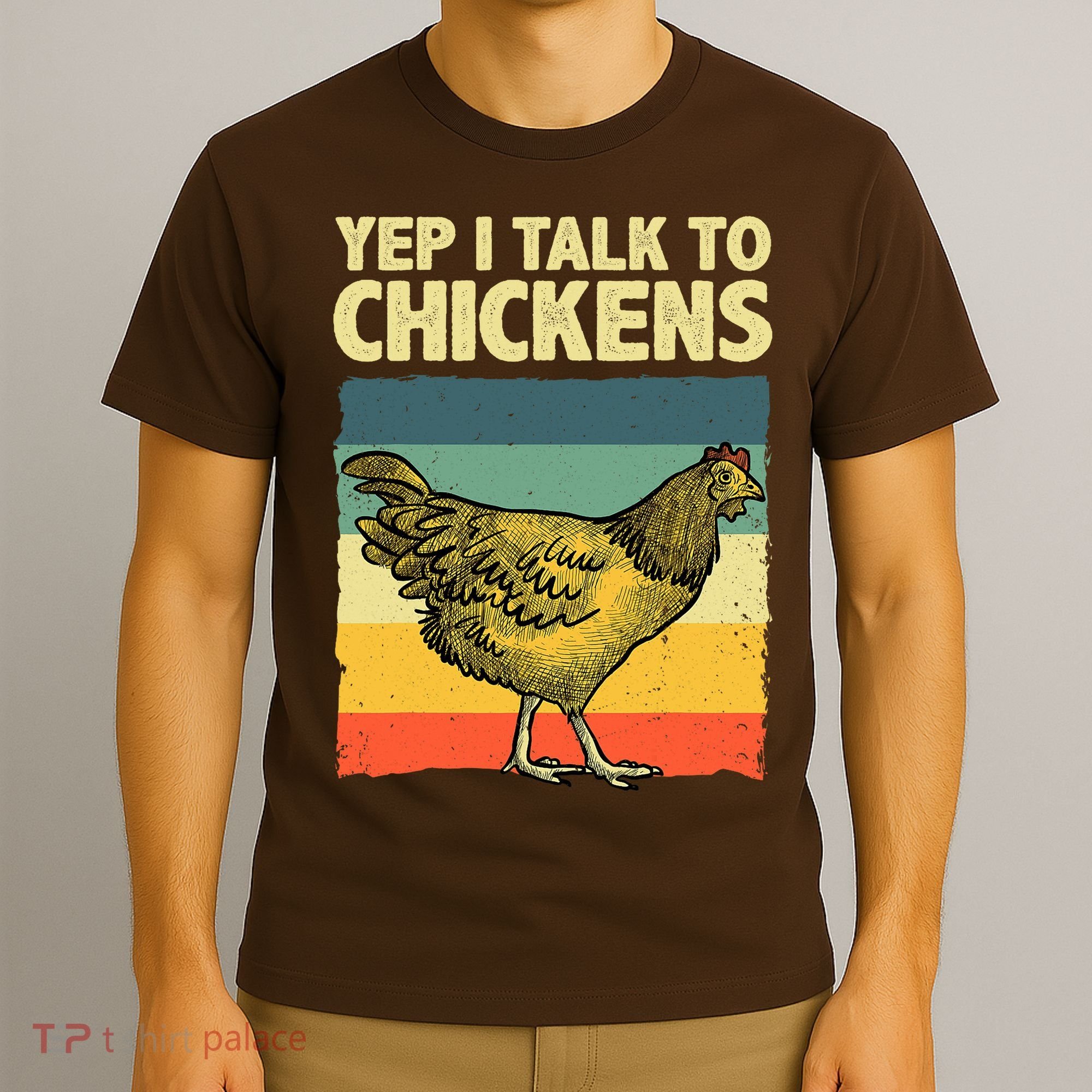 Funny Chicken Art Poultry Chicken Farmer T-Shirt
