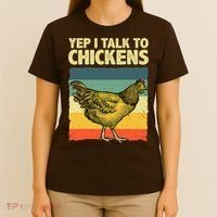 Funny Chicken Art Poultry Chicken Farmer T-Shirt thumb 4