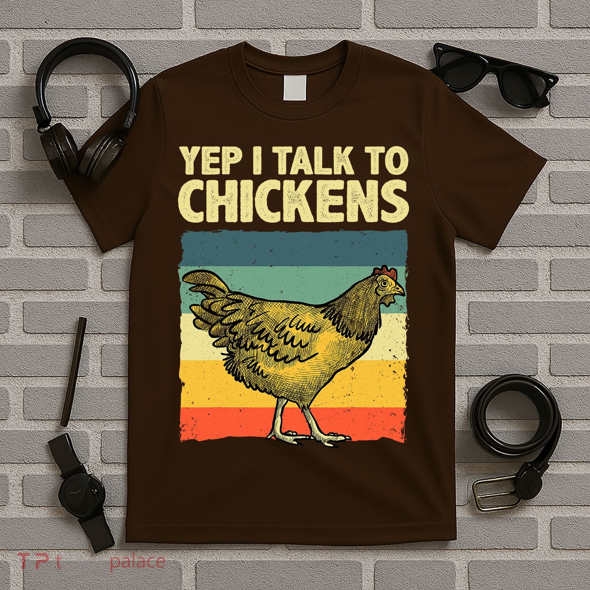 Funny Chicken Art Poultry Chicken Farmer T-Shirt