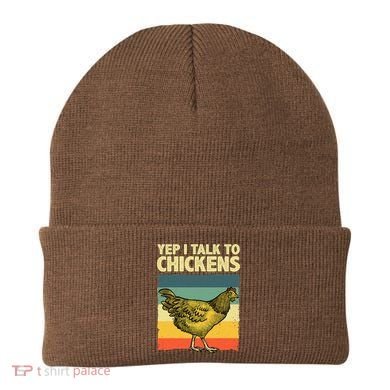 Funny Chicken Art Poultry Chicken Farmer Beanie