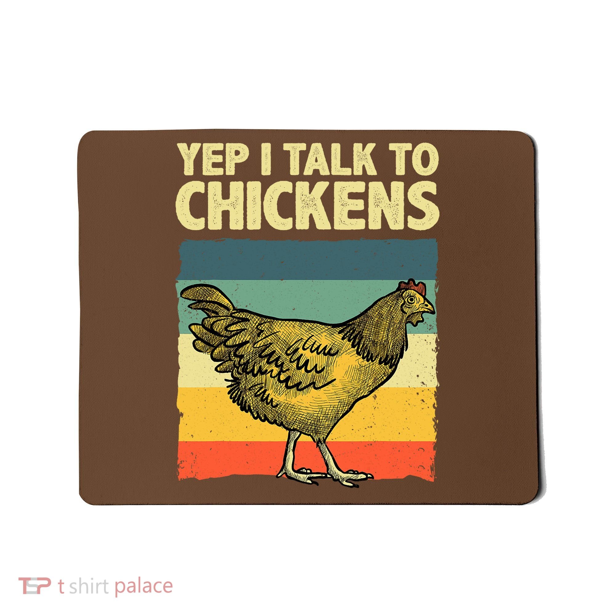 Funny Chicken Art Poultry Chicken Farmer Mousepad