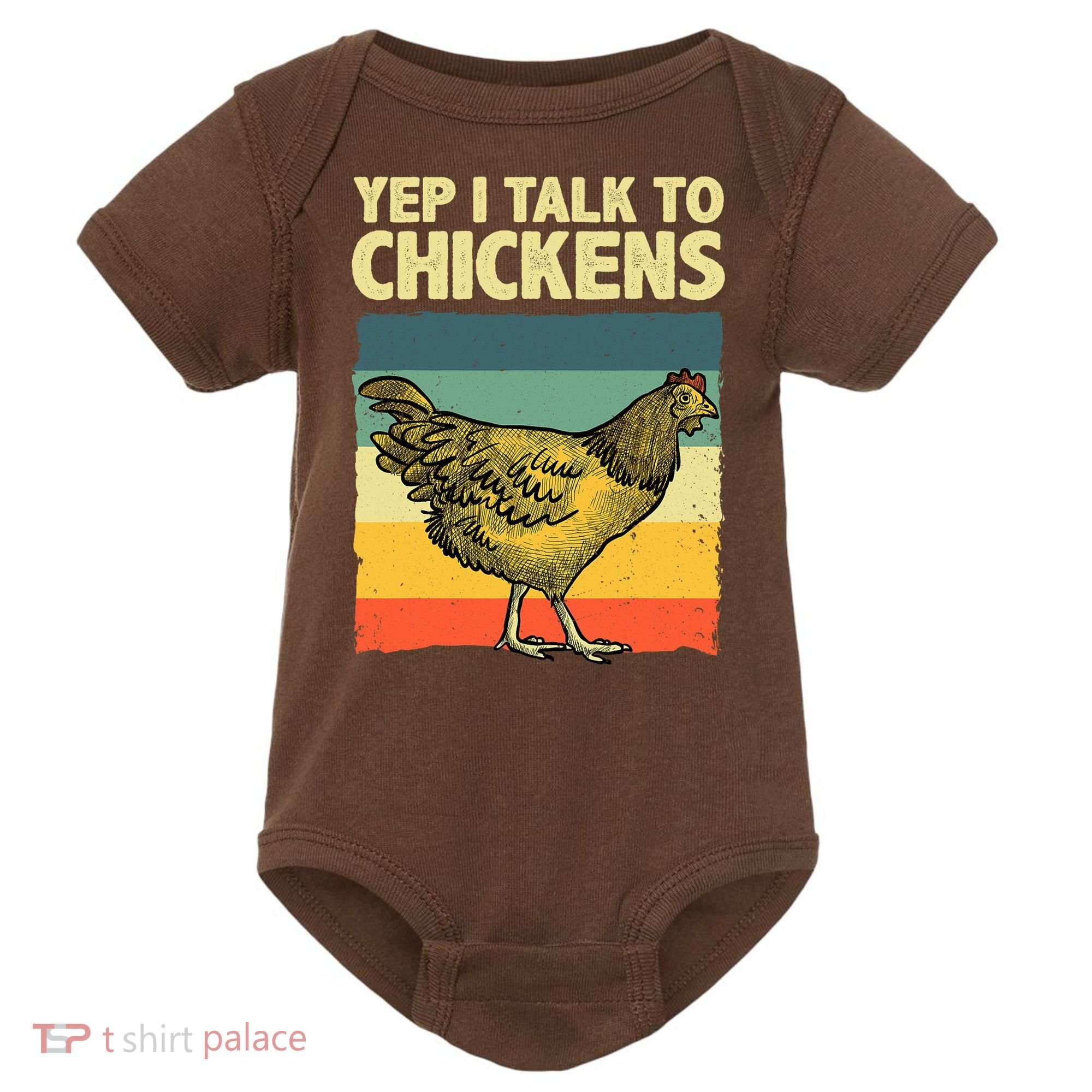 Funny Chicken Art Poultry Chicken Farmer Baby Bodysuit