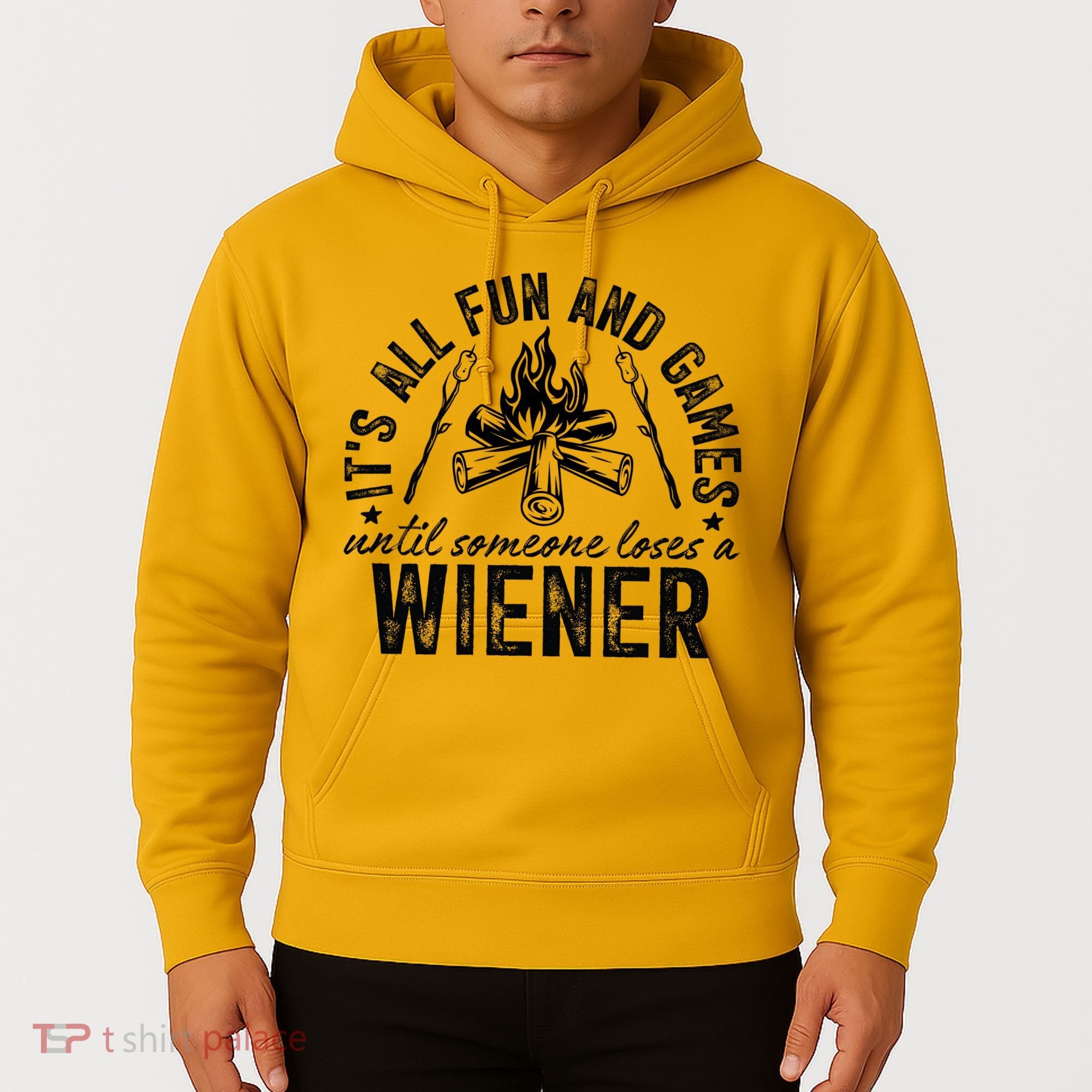 Funny Camping: All Fun And Games Until Someone Losed A Weiner Hoodie